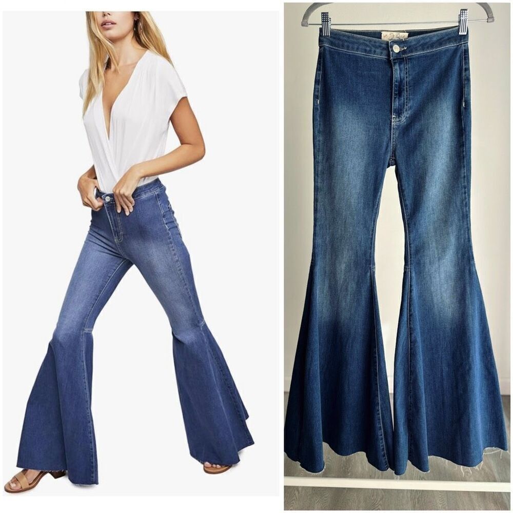 Free People Women's Just Float On Flare 25 EUC - Picture 1 of 4